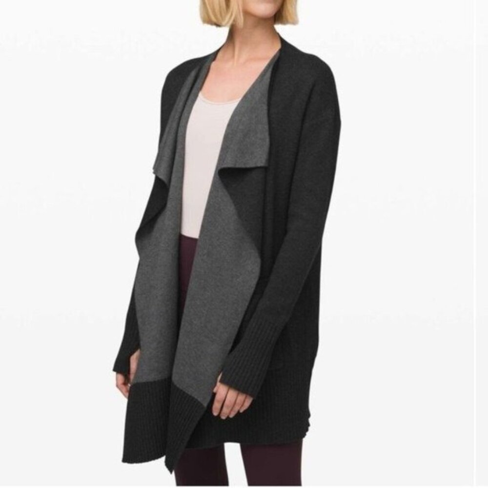 lululemon Still Lotus Wrap Reversible Sweater